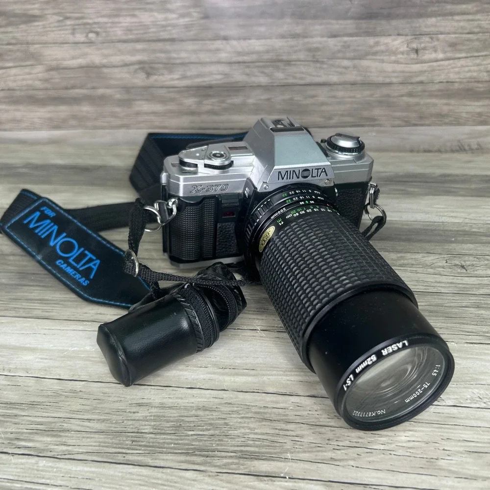 Minolta‎ X-370 SLR Film Camera with Lens Untested Parts Only